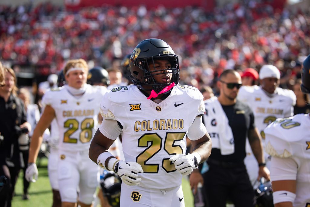 Oct 19, 2024; Tucson, Arizona, USA; Colorado Buffalos linebacker Jaylen Wester (25) against the Arizona Wildcats at Arizona Stadium. Mandatory Credit: Mark J. Rebilas-Imagn Images
