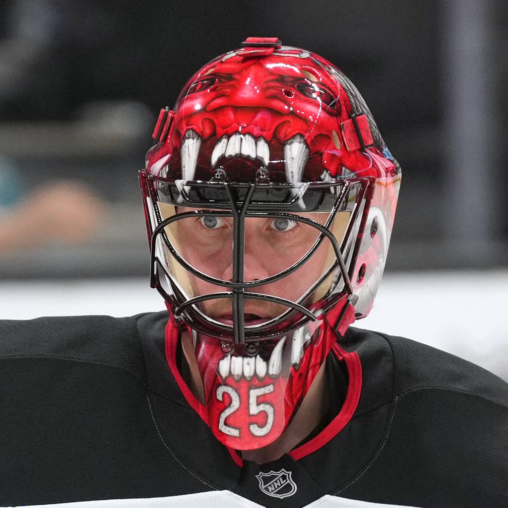 NHL New Jersey Devils goaltender Jacob Markstrom