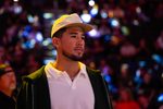 Oct 14, 2025; Phoenix, Arizona, USA; Phoenix Suns guard Devin Booker against the Los Angeles Lakers during an NBA preseason game at Mortgage Matchup Center. Mandatory Credit: Mark J. Rebilas-Imagn Images