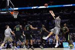 Mar 23, 2014; San Antonio, TX, USA; Creighton Bluejays forward Doug McDermott (3) shoots against the Baylor Bears in the second half of a men's college basketball game during the third round of the 2014 NCAA Tournament at AT&T Center. Mandatory Credit: Kevin Jairaj-Imagn Images