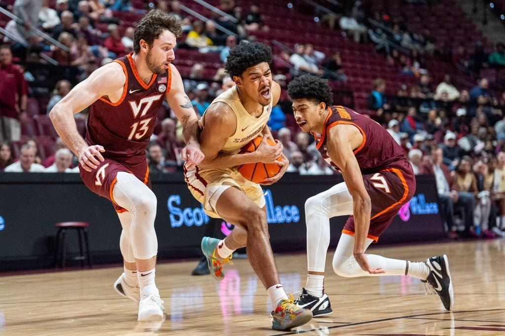 The Florida State Seminoles hosted the Virginia Tech Hokies for a men’s basketball game Wednesday, Jan. 29, 2025.