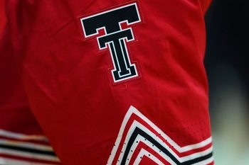Jan 10, 2026; Boulder, Colorado, USA; Detailed view of the Texas Tech Red Raiders shorts worn by forward JT Toppin (15) before the game against the Colorado Buffaloes at the CU Events Center. Mandatory Credit: Ron Chenoy-Imagn Images