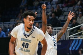 Tyler Cochran, University of Rhode Island men’s basketball 82-77 win over Richmond on Saturday afternoon at the Ryan Center.