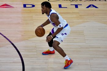 Feb 11, 2026; Salt Lake City, Utah, USA; Utah Jazz guard Isaiah Collier (8) plans his next move during the first half against the Sacramento Kings at Delta Center. Mandatory Credit: Peter Creveling-Imagn Images
