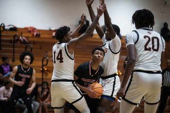 Franklinton at South View boys' basketball in round 1 of NCHSAA Playoffs on Tuesday, Feb. 24, 2026.