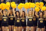 Dec 3, 2009; Long Beach, CA, USA; Cheerleaders for the Long Beach State 49ers watch during the game against the Southern California Trojans at the Walter Pyramid. USC defeated Long Beach State 83-77. Mandatory Credit: Kirby Lee/Image of Sport-Imagn Images