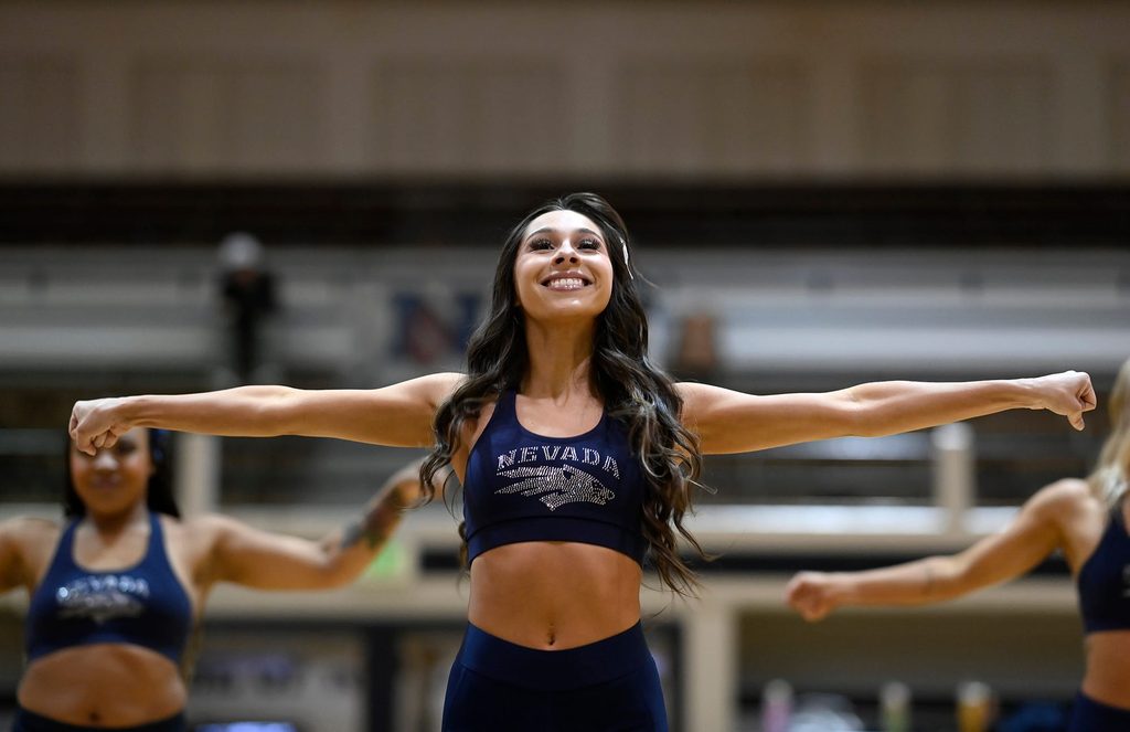 Images from the 2024-25 University of Nevada, Reno cheerleading tryouts at the Virginia Street Gym on Saturday April 27, 2024.