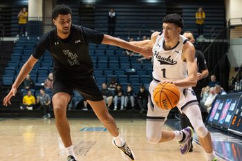 Monmouth’s Jason Rivera-Torres in action during Monmouth University mens basketball vs William & Mary on Thursday, January 8, 2026 in West Long Branch, New Jersey.