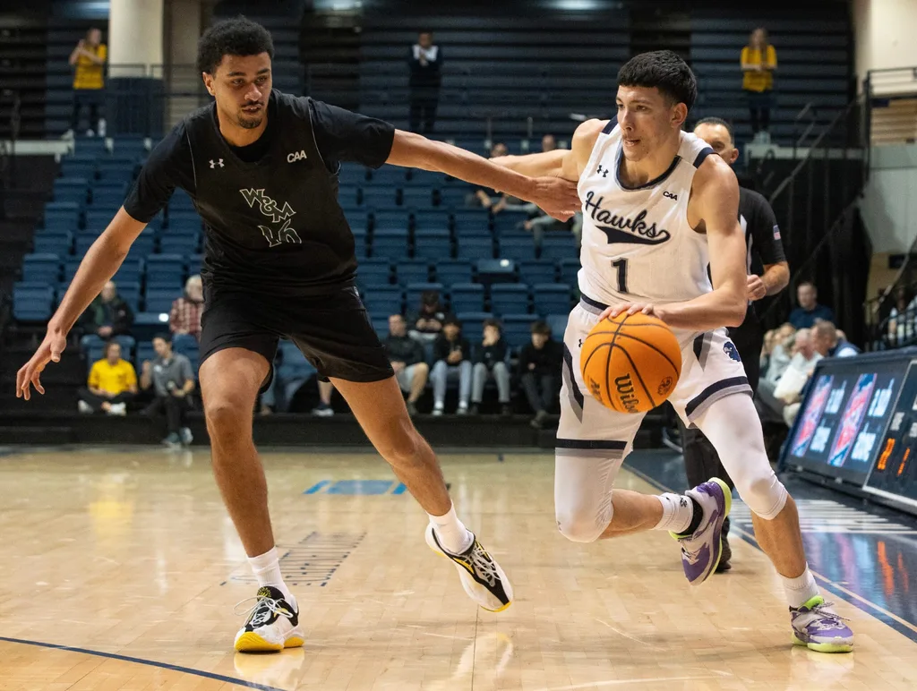 Monmouth’s Jason Rivera-Torres in action during Monmouth University mens basketball vs William & Mary on Thursday, January 8, 2026 in West Long Branch, New Jersey.