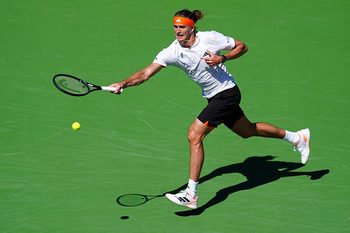 Alexander Zverev defeated Frances Tiafoe 6-3, 6-4 during their BNP Paribas Open fourth-round match in Indian Wells, Calif., on Tuesday, March 10, 2026.