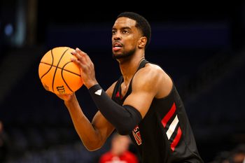 Mar 19, 2026; Tampa, FL, USA; Texas Tech Red Raiders forward Donovan Atwell (12) during a practice session ahead of the first round of the men's 2026 NCAA Tournament at Benchmark International Arena. Mandatory Credit: Nathan Ray Seebeck-Imagn Images