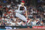 Mar 27, 2026; Houston, Texas, USA; Los Angeles Angels starting pitcher Yusei Kikuchi (16) delivers a pitch during the first inning against the Houston Astros at Daikin Park. Mandatory Credit: Troy Taormina-Imagn Images