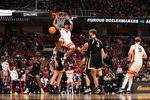 Mar 28, 2026; San Jose, CA, USA; Arizona Wildcats forward Koa Peat (10) dunks against the Purdue Boilermakers in the second half during an Elite Eight game of the West Regional of the men's 2026 NCAA Tournament at SAP Center. Mandatory Credit: Eakin Howard-Imagn Images