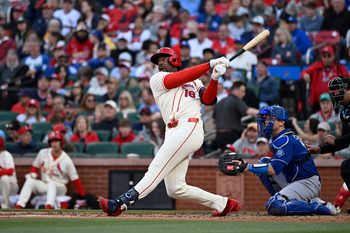 May 2, 2026; St. Louis, Missouri, USA; St. Louis Cardinals right fielder Jordan Walker (18) hits a two-run home run against the Los Angeles Dodgers in the third inning at Busch Stadium. Mandatory Credit: Joe Puetz-Imagn Images
