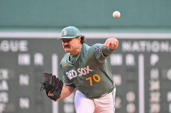 May 22, 2026; Boston, Massachusetts, USA; Boston Red Sox starting pitcher Payton Tolle (70) pitches against the Minnesota Twins during the first inning at Fenway Park. Mandatory Credit: Eric Canha-Imagn Images