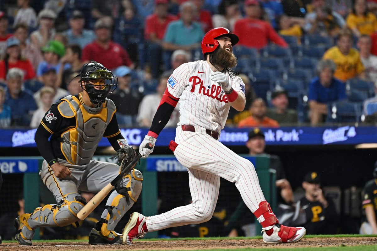 Jun 29, 2026; Philadelphia, Pennsylvania, USA; during the ninth inning at Citizens Bank Park. Mandatory Credit: Eric Hartline-Imagn Images