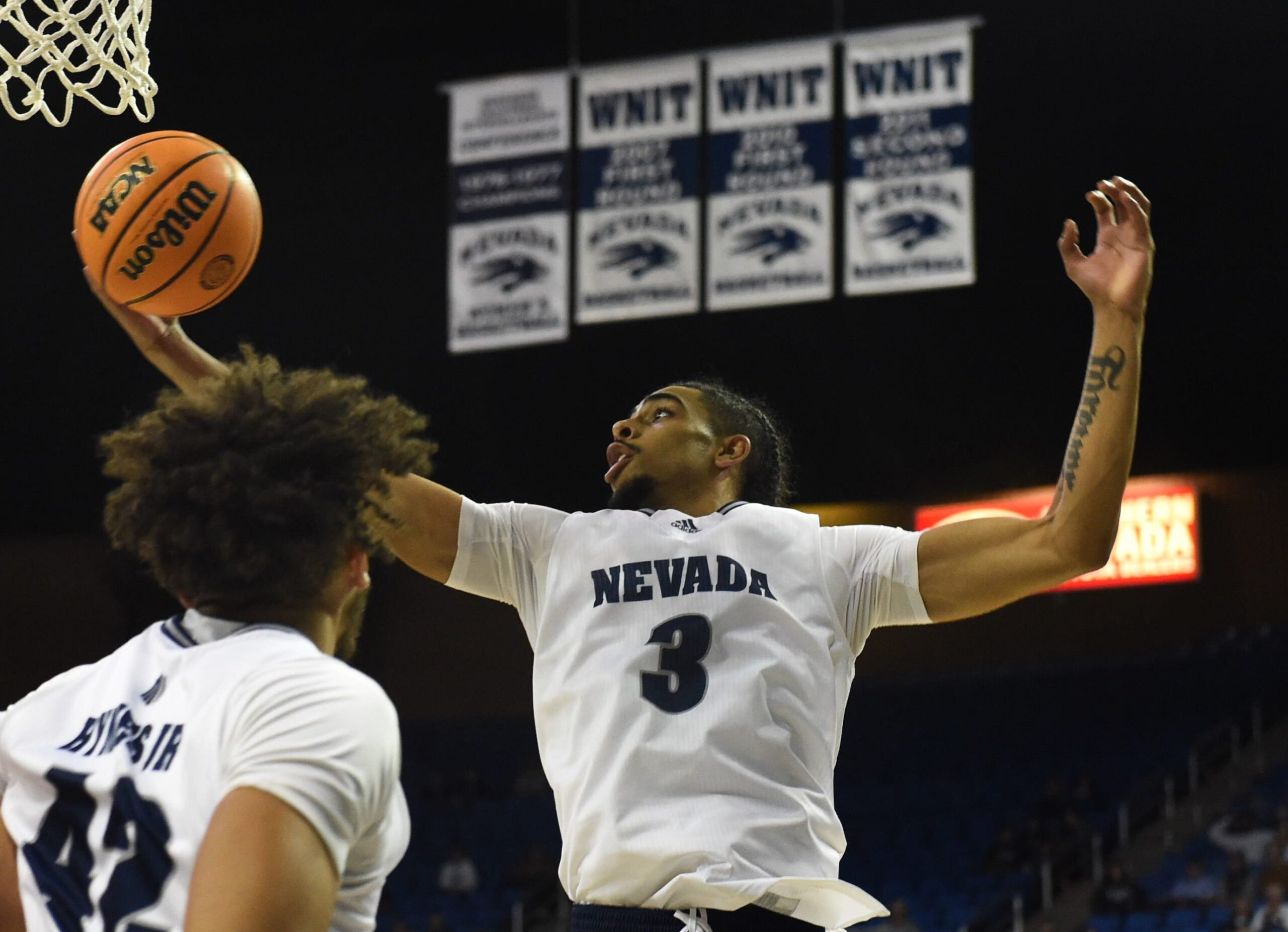 Action the William Jessup at Nevada Men s basketball game at Lawlor Events Center on Nov. 16, 2022. Nevada won 89-54.
Nevada Vs William Jessup 15